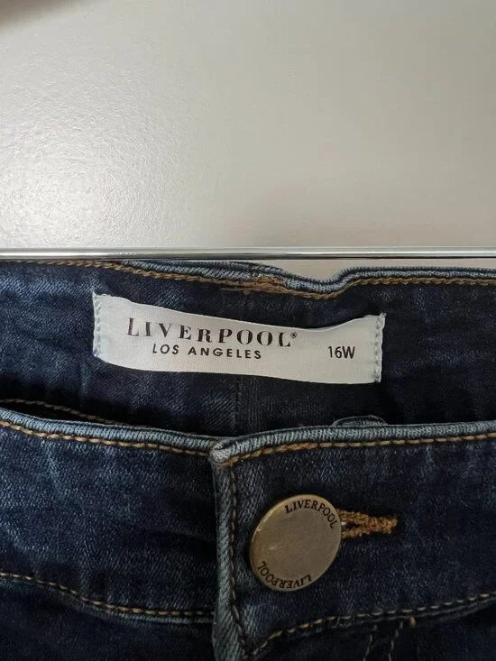 Liverpool Los Angeles Dark Jeans 16W, Plus Size - Picture 3 of 8
